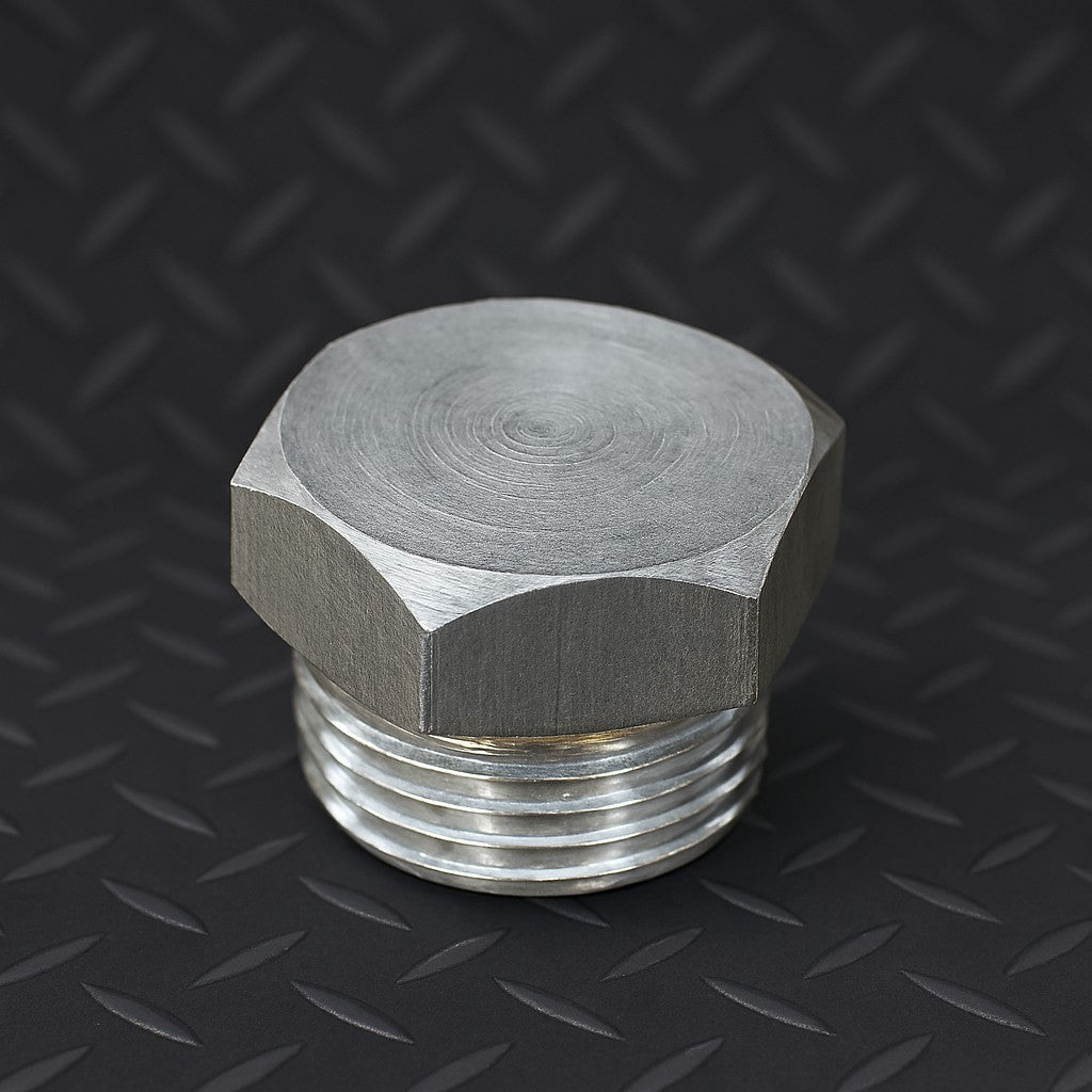 Product Description: Hex Head Plug – 6061 Aluminum, 1/2" Male NPT
