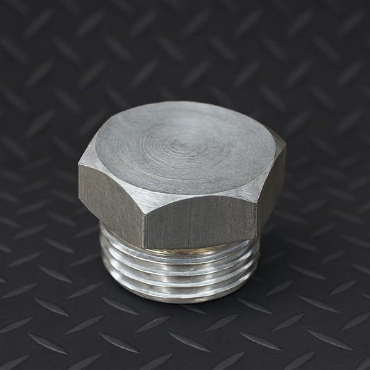 Product Description: Hex Head Plug – 6061 Aluminum, 1/2" Male NPT